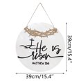 thumbnail image 3 of Utoimkio Easter Baskets for Kids He Is Risen Easter Sign Front Door Decor Door Hanger Spring Decor Home Decor Easter Decor, 3 of 3