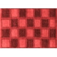thumbnail image 1 of Ahgly Company Machine Washable Indoor Rectangle Checkered Red Modern Area Rugs, 5' x 8', 1 of 4