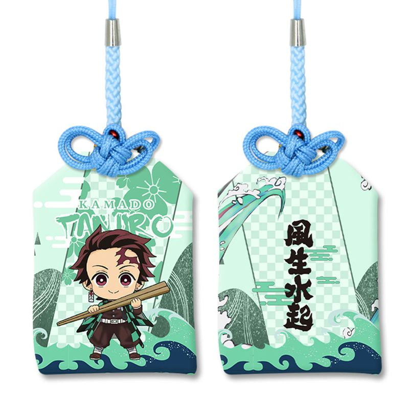 Shiyao Anime Demon Slayer Cartoon Pu Tanjirou Nezuko Card Cover Japanese Omamori Pray For Good Luck Style 11 Walmart Com