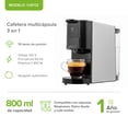 thumbnail image 3 of Cafetera automática AVERA multicápsulas CAF02 Altura Regulable, 3 of 9