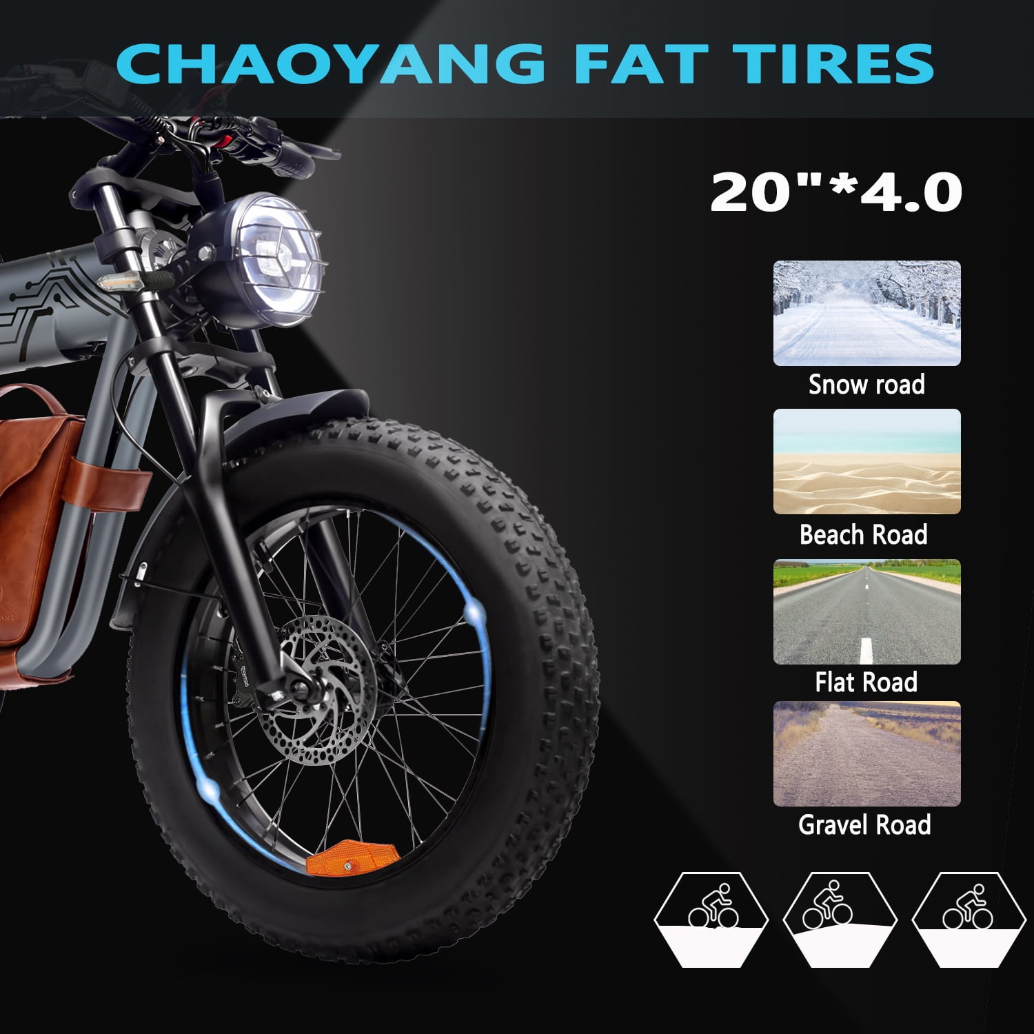 Smartravel Ebike with 1200W Brushless Motor, Removable 48V 20AH Battery, 20" Fat Tire,7 Speed Full Suspension,UL2849