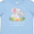 thumbnail image 4 of Inktastic I Am Fearfully and Wonderfully Made Elephants and Flowers Boys or Girls Baby T-Shirt, 4 of 5