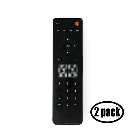 2 Pack Replacement Vizio VR2 TV Remote Control for Vizio VU32 Television