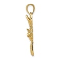 thumbnail image 2 of 10k Deer Head Profile Charm 10K6494, 2 of 4