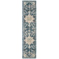thumbnail image 3 of SAFAVIEH Madison Dalia Oriental Runner Rug, Blue/Light Blue, 2'2" x 22', 3 of 11