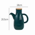 thumbnail image 1 of Elegante botella de aceite de cerámica for cocinar y condimentar, perfecta for aceite de oliva, salsa de soja y vinagre., 1 of 2