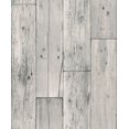 thumbnail image 1 of Retro Off-White Planks Wallpaper Roll, 1 of 2