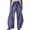Purple, variant on kaondbfi Spring Fall Essentials Casual Clothing Lady's Four Pocketed Double Printed Casual Pants Summer Casual Pants for Women