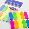 thumbnail image 4 of BAZIC Neon Page Markers 0.5x1.7 Arrow Flag Tabs, (250 Flags/Pack), 24-Pack, 4 of 7