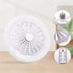 thumbnail image 4 of 2X Ventilador de Techo E27 con Luz y Control Remoto, Luz de Ventilador Inteligente, Ventilador de Iluminación, Lámpara de Ventilador de Techo LED para Cocina de Dormitorio A, 4 of 5