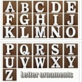 thumbnail image 3 of XMMSWDLA Yard Decorations Outdoor Wood Wooden Letters Log Alphabet Wedding Birthday Party Home Decorations Decorative Gifts, 3 of 3