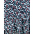 thumbnail image 3 of MICHAEL Michael Kors Women's Palm Sleeveless Ruffle Dress (XL, Midnight Blue), 3 of 4