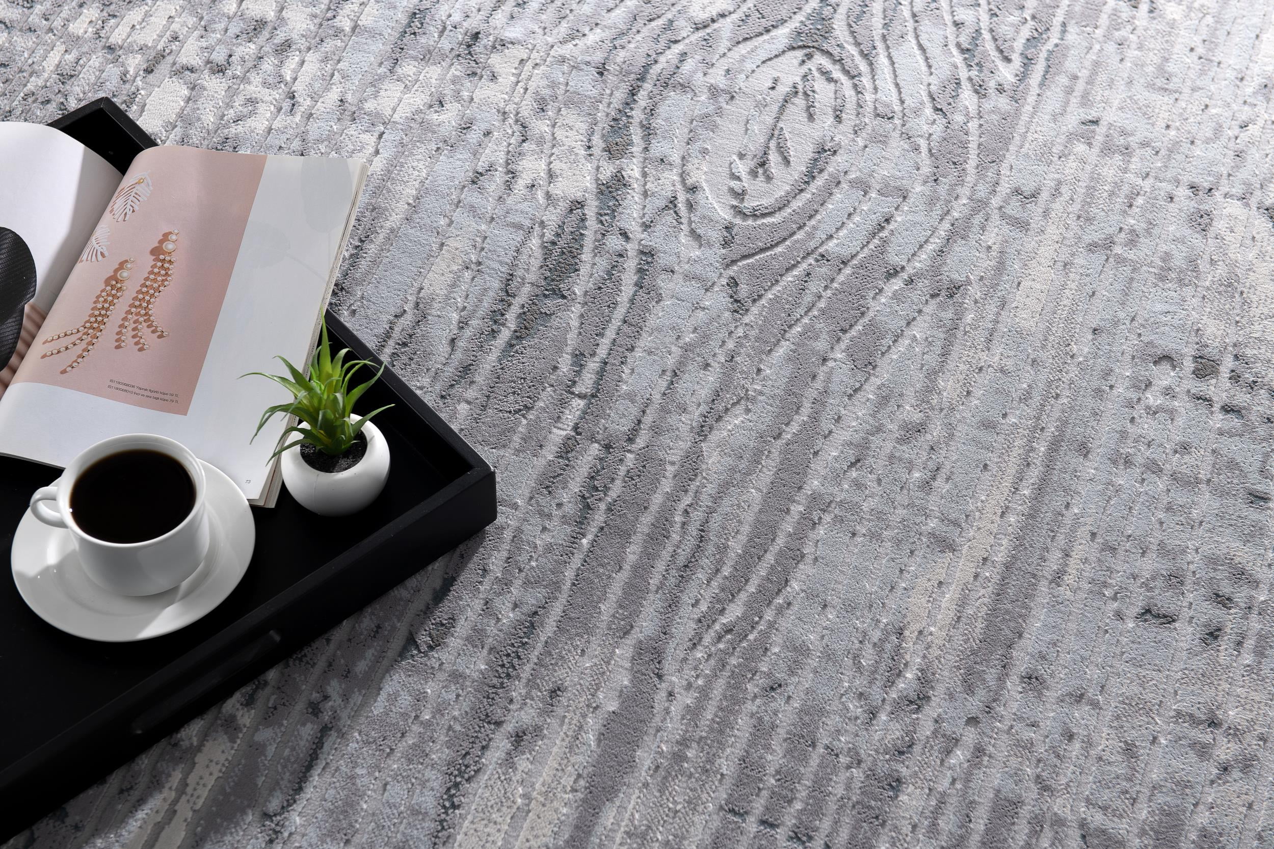 Rug Branch Oasis Collection Modern Abstract Runner Area Rug