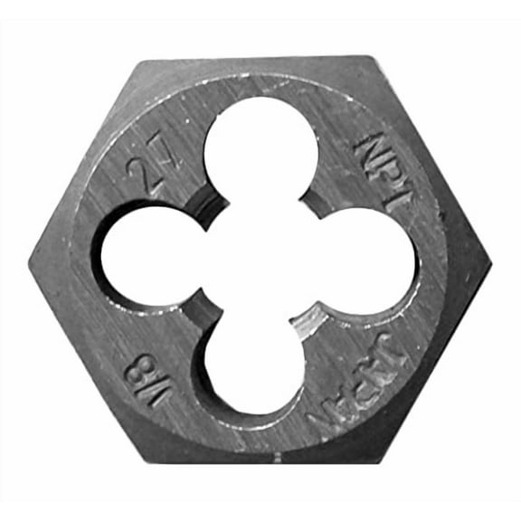 Century Drill & Tool 96301 Carbon Steel Pipe Die, 1/8-27NPT