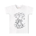 thumbnail image 1 of Toddler T Shirts Coloring T Shirt for Boys with Washable Markers Color in and Wash Out T Shirt T-Shirts À Manches Courtes Garçon M 6 Years-7 Years, 1 of 5