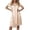 Champagne, variant on Ekouaer Women's Satin Silk Pleated Nightgown Loose Sleepwear Printed Nightshirt Short Sleeve Sleep Dress