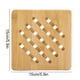 thumbnail image 1 of Tapeta para Tazas de Bambú Restente Al Calor, Evita Daños Directos, Tapete de Mesa Grueso para Olla, Tazón con Diseño Hueco, Decoración de Cocina Ideal para el Hogar, 1 of 7