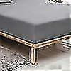 thumbnail image 4 of Fitted Sheet 35cm 100% Ian 250 Thread Count Fitted Sheet For Ress (grey, 180x200), 4 of 5