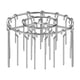 thumbnail image 2 of Combinación de parrilla de freidora de aire vertical de acero inoxidable, electrodoméstico de cocina multifunción con funciones de barbacoa y horneado, calentamiento rápido, fácil de limpiar, diseño, 2 of 7