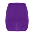 thumbnail image 3 of USSUMA Skirts for Women Midi Skirt Solid Color High-Elastic Mid-Calf Skirt Trendy Skirts Breathable Dress Street Online Shopping Purple Skirt for Women XL, 3 of 5