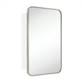 thumbnail image 4 of TEHOME Brushed Nickel Medicine Cabinet, 16.5x24 inches, Recessed/Surface Mount, 4 of 8