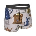 thumbnail image 3 of Junzan Antique Vintage Teapot Coffee Grinder Mens Underwear Boxer Briefs For Men’s - Small, 3 of 9