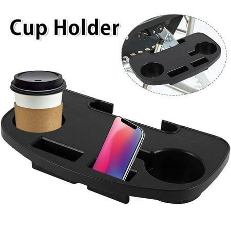 Willstar 1Pcs Plastic Deck Chair Cup Holder Camping & Hiking Clip-on Chair Side Table Holder