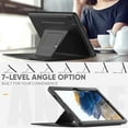 thumbnail image 2 of TECH CIRCLE Magnetic Stand Case for Samsung Galaxy Tab A8 10.5 Inch 2022 Release - Multiple Angles Shockproof Rugged Soft TPU Cover with Pencil Holder Card Slots Auto Sleep/Wake Smart Case,Black, 2 of 8