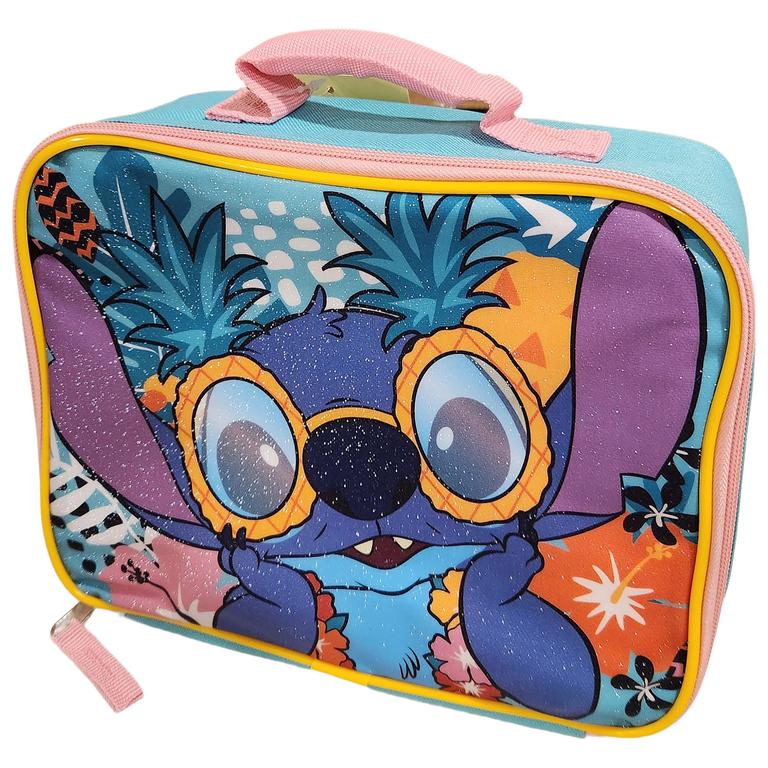 Bioworld, Stitch Insulated Zip Lunch Bag, Disney Character