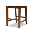 thumbnail image 5 of Baxton Studio Caron Modern and Contemporary Transitional Walnut Brown Finished Wood 2-Piece Counter Stool Set, 5 of 7