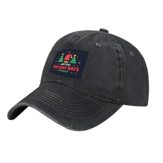 Women\'s Embroidery Adjustable Washed Distressed Casual Trucker Hat Christmas Absolutely Not - Embroidered Washed Trucker Hat | Distressed  main image 4