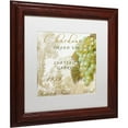 thumbnail image 2 of Trademark Fine Art "Grand Vin Chardonnay" Canvas Art by Color Bakery White Matte, Wood Frame, 2 of 4