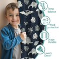 thumbnail image 3 of Blackout Kids Curtains,Gray Dinosaurs Exotic Leaves Childrens Insulated Curtains Set Of 2,Bedroom Essentials,Toddler Room Decor 42"x54", 3 of 5
