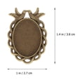 thumbnail image 2 of OULII 50pcs Jewelry Making Tray Zinc Alloy for Simple Design DIY Projects Enthusiasts, 2 of 8
