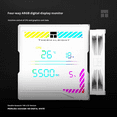 thumbnail image 6 of Thermalright Peerless Assassin 140 Digital WHITE CPU Air Cooler,Air Cooler Radiator,Fit AMD:AM5IAM4 INTEL:LGA:1851/1700/115X/1200/2011  SQUARE/2066, 6 of 6