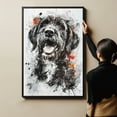 thumbnail image 6 of German Wirehaired Pointer Dog Canvas Wall Art Prints,Watercolor Dog Art Canvas Painting Poster,Pet Canvas Painting Puppy Artwork 8x12 inches, 6 of 6