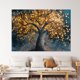 thumbnail image 1 of Cuadro Árbol Dorado Flores, 1 of 4