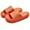Orange, variant on Cloud Slippers for Women and Men, Massage Shower Bathroom Non-Slip Quick Drying Open Toe Super Soft Comfy Thick Sole Home House Cloud Cushion Slide Sandals for Indoor & Outdoor Platform Shoes