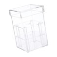 thumbnail image 1 of DOLITY Clear Acrylic Rose Flower Box Cut Flower Arranging Holder Gift Box 1 Hole, 1 of 9