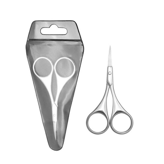 Misterolina Nose hair scissors, nose hair pointed makeup eyebrow trimming`