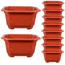 10 Pcs Planter Pots Household Large Flowerpot Practical Office
