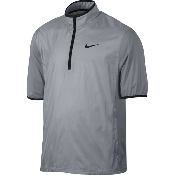 Bijproduct Steken terugtrekken Nike Shield Short Sleeve Half-Zip Jacket (Wolf Grey) - Walmart.com