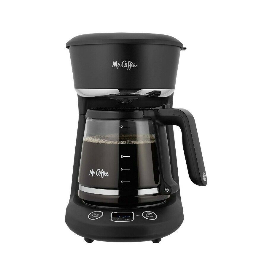 Mr. Coffee 12-Cup Programmable Coffeemaker, Brew Now or Later, Black - image 2 of 6