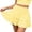 A-Yellow661, variant on Wxolcjlv Womens Lace Ruffled Mini Skirt High Waist Tiered Layered Skirts