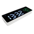 thumbnail image 5 of Reloj despertador digital con pantalla LED a color, reloj despertador electrónico montado en la pared con pantalla de temperatura y humedad, 5 of 5