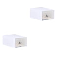 thumbnail image 1 of bedienty Flip Storage Clear Drawer Shoe Box Organiser Stackable Foldable Home Organizer whit 2Set, 1 of 6