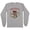 Grey, variant on Merry Christmas Y'all Long Sleeve Shirt Unisex Large White