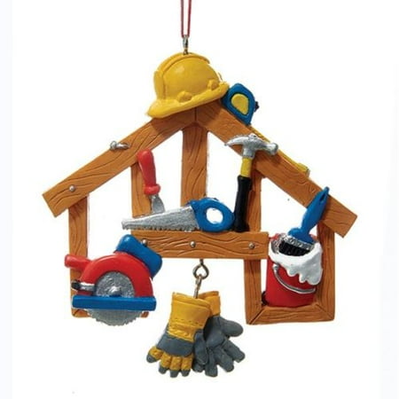Resin Ornament Sunken Temple - Construction Tools Resin Christmas Ornament