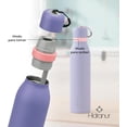 thumbnail image 3 of Termo Botella Hidranur 24 Oz, Tapa Hermética, Termo de Acero Inoxidable sin BPA, Morado, 3 of 5