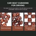 thumbnail image 2 of SOPOTUTU Car Seat Cover Cushion Beaded Car Seat Cooler Coffee 1Pcs, 2 of 6